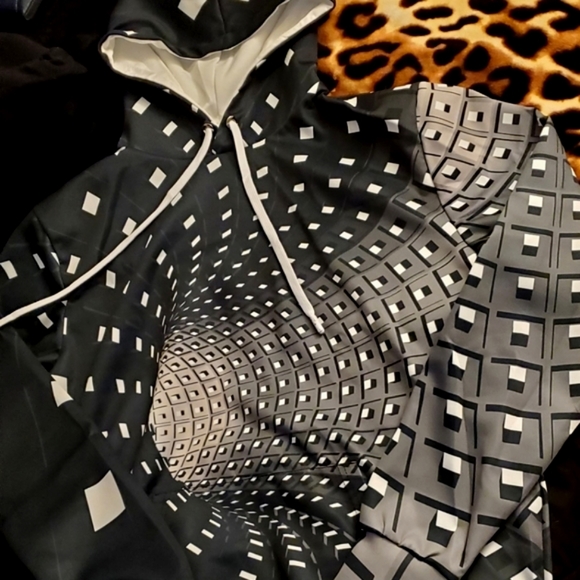 Optical Illusion Hoodie - Picture 2 of 4